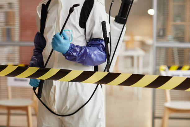 Professional Infectious Disease Decontamination technician working in Pequannock, NJ